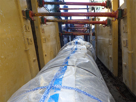 県水送水管耐震化事業　送水管埋設工事（金沢－２－４２）