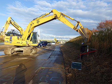 二級河川犀川　広域河川改修工事（示野河道掘削２工区）